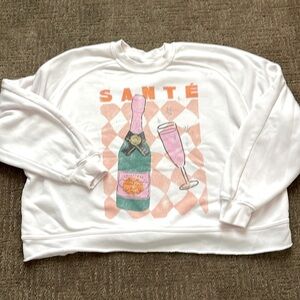 Blush pink oversized crewneck sweater ($ only when bundled)